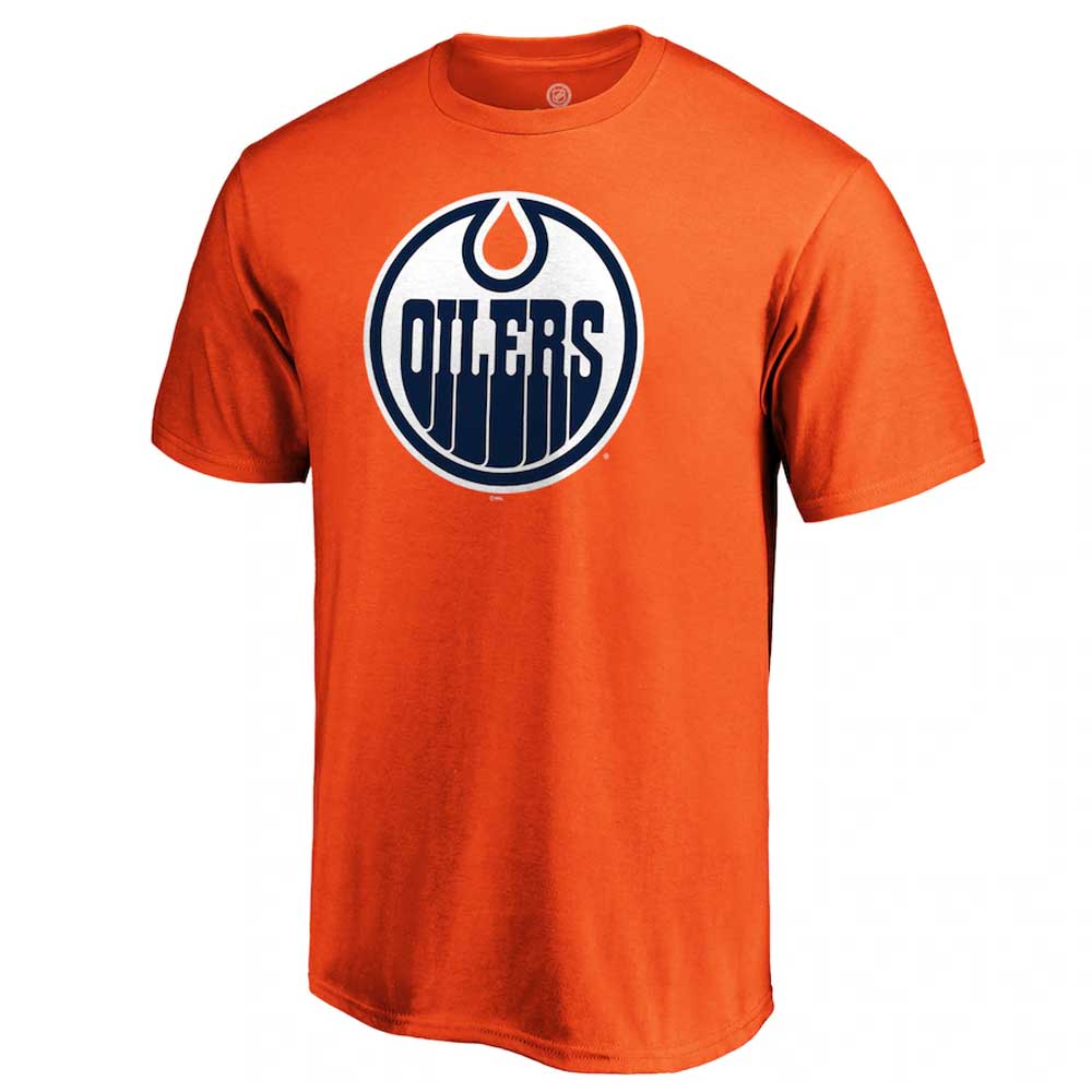 EDMONTON OILERS FANATICS ADULT PRIMARY LOGO SHIRT