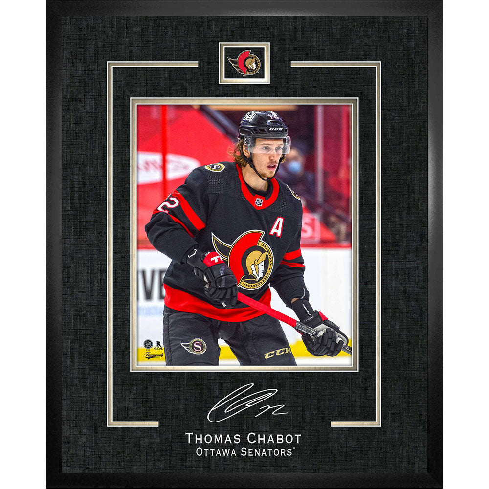 FRAMEWORTH THOMAS CHABOT OTTAWA SENATORS FRAMED REPLICA SIGNATURE - 16x20