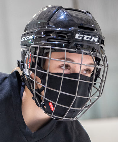 half cage hockey visor