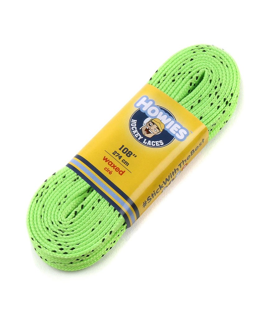 Howies Royal Lime Green 96" Ice Hockey Waxed Skate Laces Street Inline Roller 