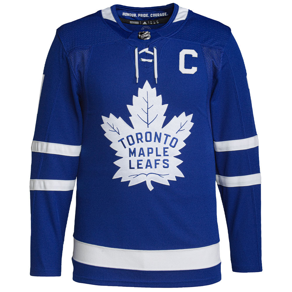 JOHN TAVARES TORONTO MAPLE LEAFS ADIDAS ADIZERO PRIMEGREEN AUTHENTIC BLUE HOME JERSEY