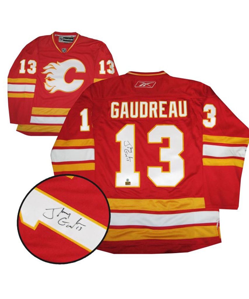 signed johnny gaudreau jersey