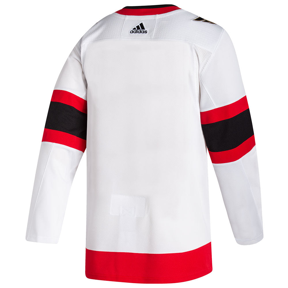 SENATORS ADIDAS ADIZERO PRIMEGREEN AUTHENTIC WHITE AWAY JERSEY Pro Life