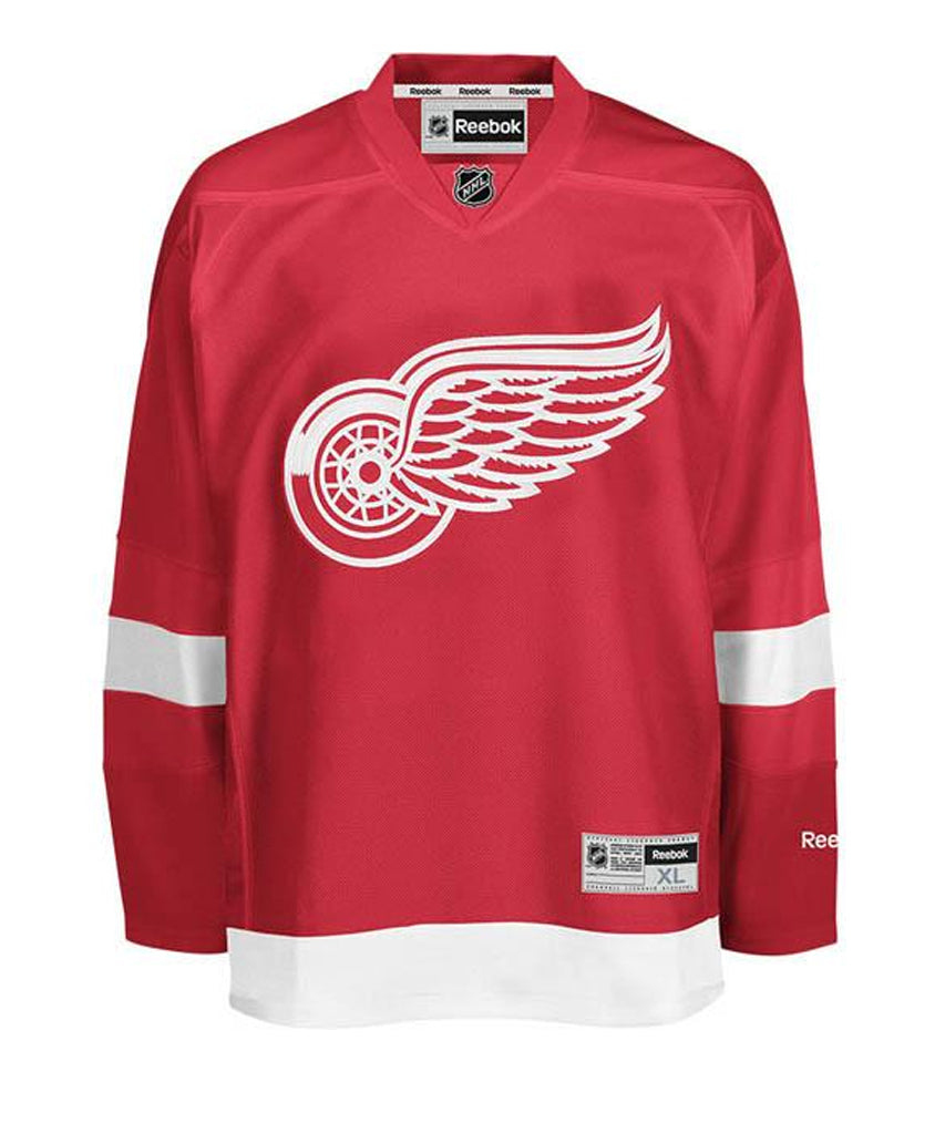 detroit red wings home jersey