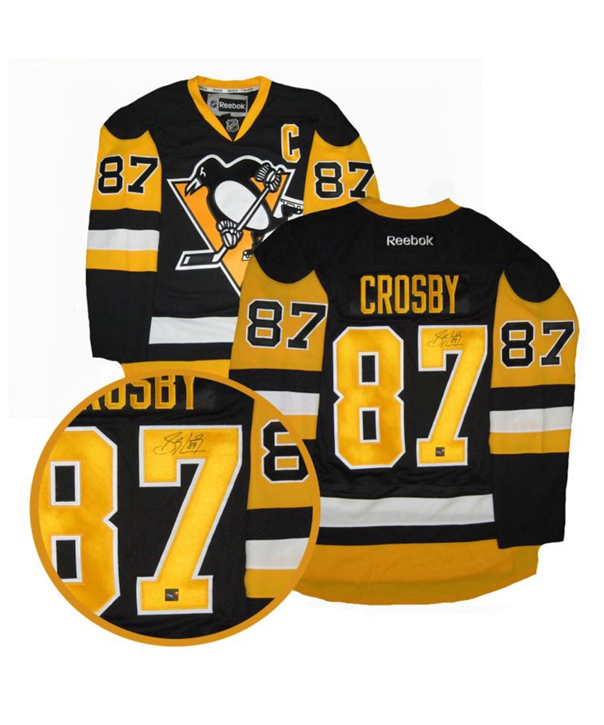 Sidney Crosby - Signed Pittsburgh Penguins White 2017 Stanley Cup Jersey -  NHL Auctions