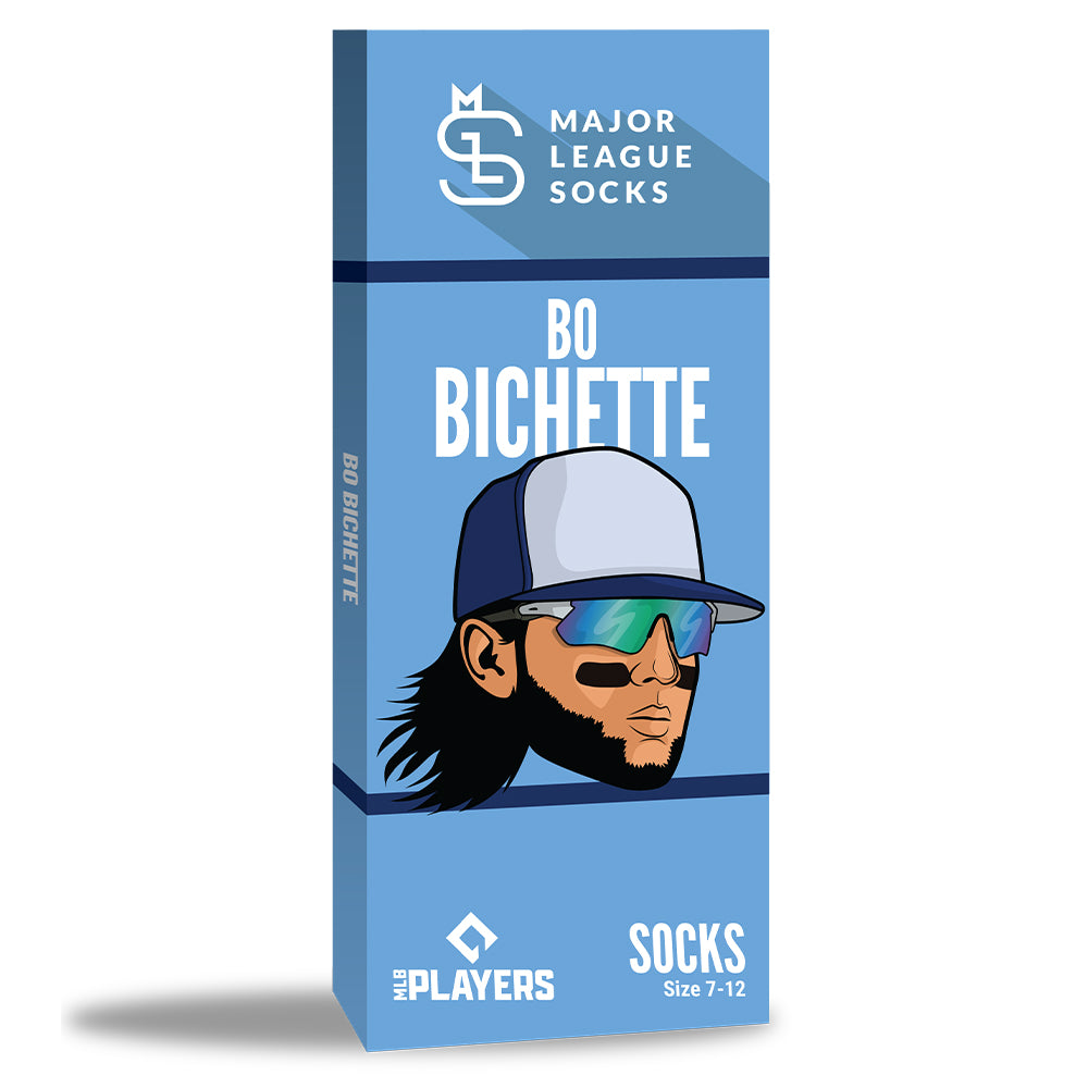 BO BICHETTE TORONTO BLUE JAYS SOCKEY HALL OF FAME SOCKS