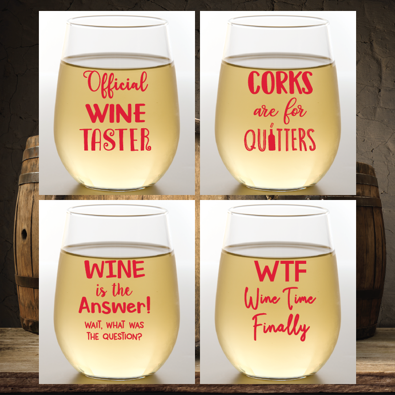 Wine-Oh! 2-Piece Stemless Shatterproof 16 oz. Wine Glasses, Rescue —  Ellington Agway