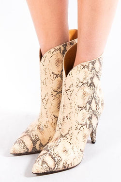 isabel marant snakeskin boots