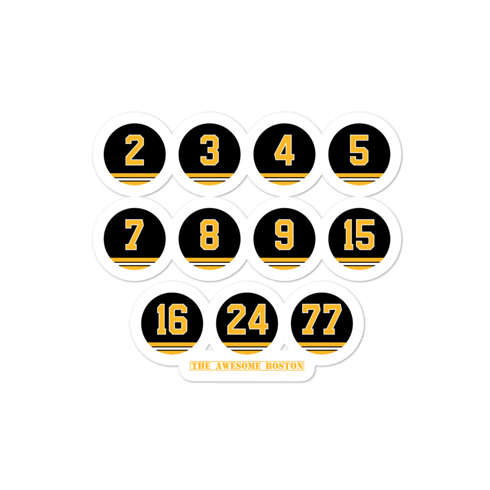 bruins retired numbers