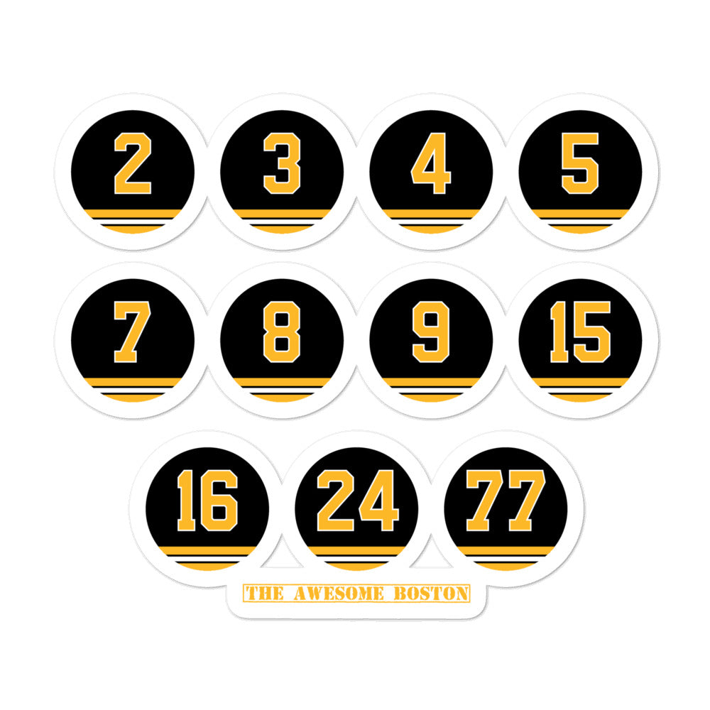 bruins retired jerseys