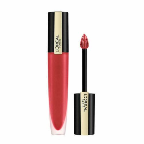 L'Oreal Paris Rouge Signature Matte Metallic Liquid Lipstick 137 Red