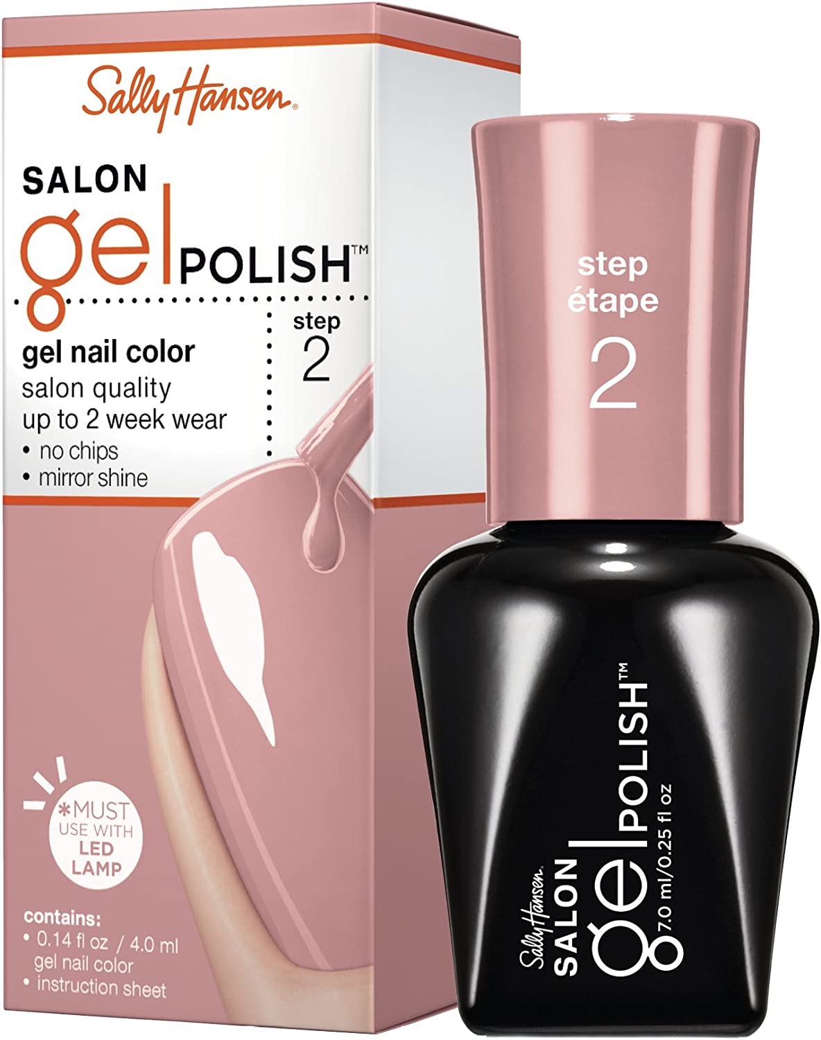 Sally Hansen Salon Pro Gel Nail Polish 150 Pink Pong