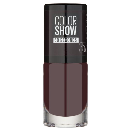 Maybelline Color Show 60 Seconds Nail Polish 357 Burgundy Kiss