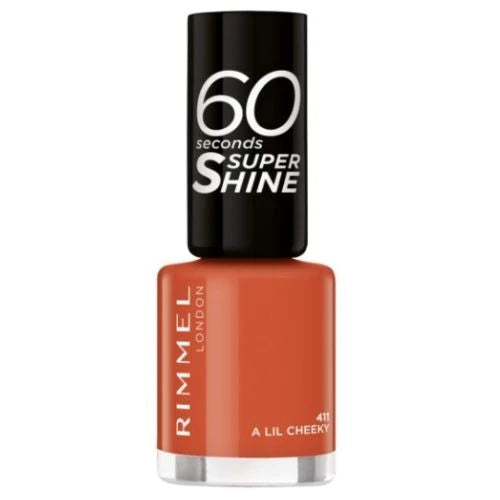 Rimmel 60 Seconds Super Shine Nail Polish 411 A Lil Cheeky