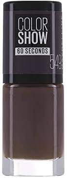 Maybelline Color Show 60 Seconds Nail Polish 549 Midnight Taupe