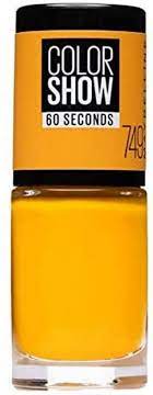 Maybelline Color Show 60 Seconds Nail Polish 749 Electric Yellow