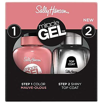 Sally Hansen Miracle Gel Nail Polish Duo 920 Mauve Olous