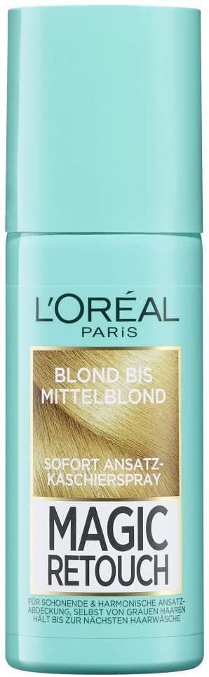 L'Oreal Paris Magic Retouch Instant Root Concealer Spray Blonde To Medium Blonde