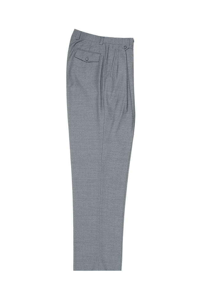 Light Gray Wide Leg Wool Dress Pant 2586/2576 by Tiglio Luxe E09063/26 ...