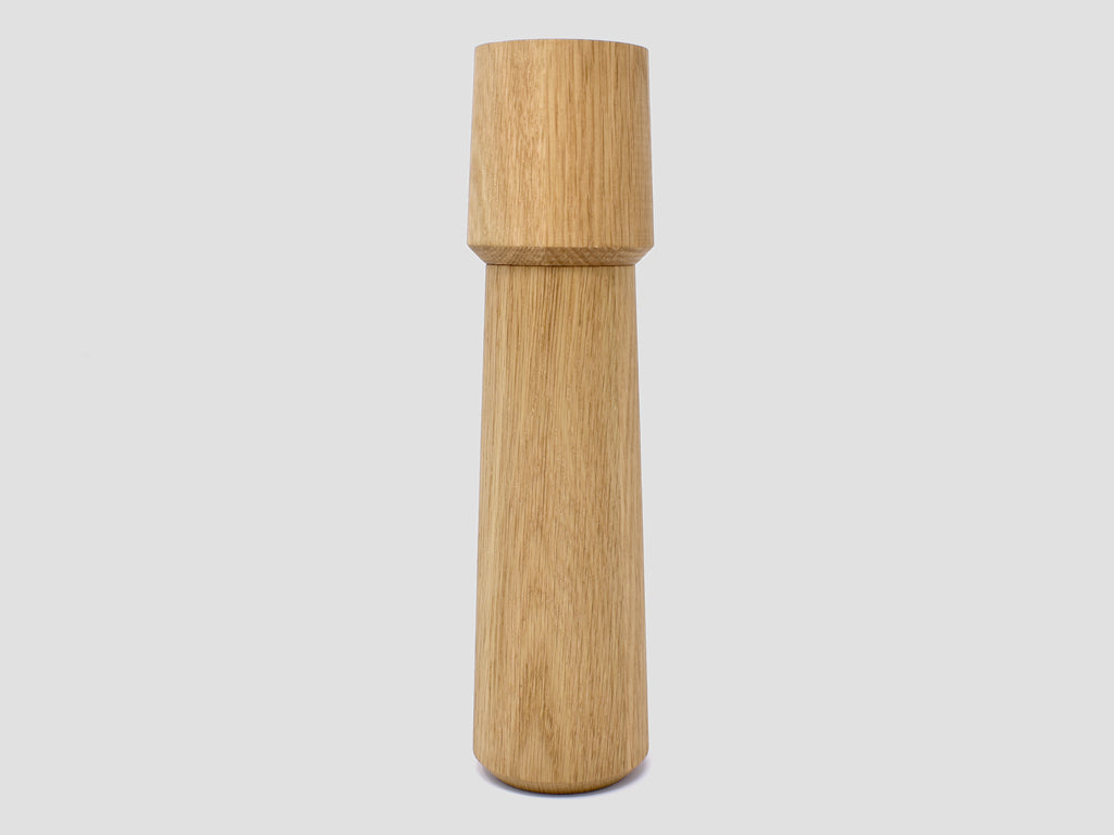 Crown Pepper Mill White Oak Hewn