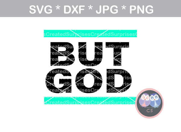 But God, Faith, Grace, digital download, SVG, DXF, cut ...