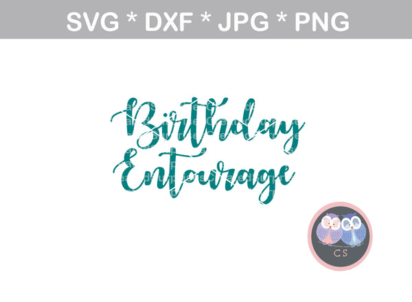 Download Birthday Girl Birthday Entourage Birthday Group Digital Download Createdsurprises