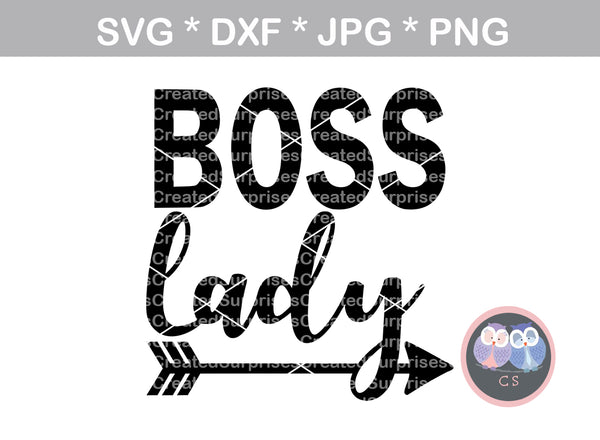 Download Boss Lady, arrow, inspiration, digital download, SVG, DXF ...