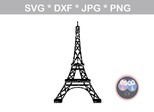 silhouette cameo eiffel tower free download