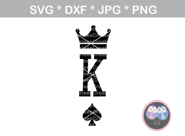 King, Queen, heart, spade, suite, crowns, crown, digital ...