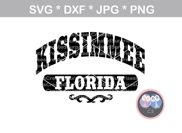 Download Kissimmee Florida, travel, digital download, SVG, DXF, cut ...