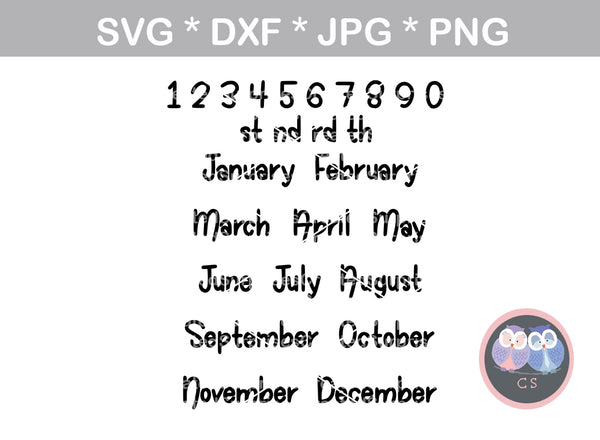 Free Free Birthday Month Svg 288 SVG PNG EPS DXF File