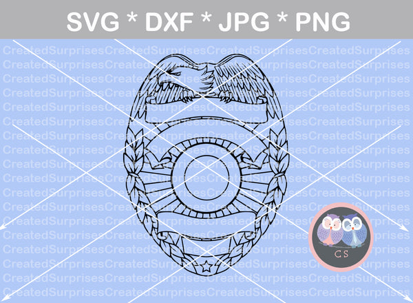 Download Digital Download Medical Police Military Tagged Police Badge Createdsurprises