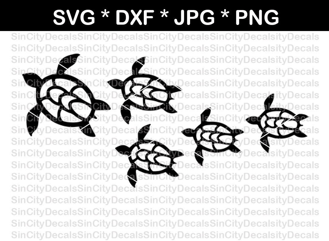 Download Turtle Collage Aloha Digital Download Svg Dxf Cut File Personal Createdsurprises