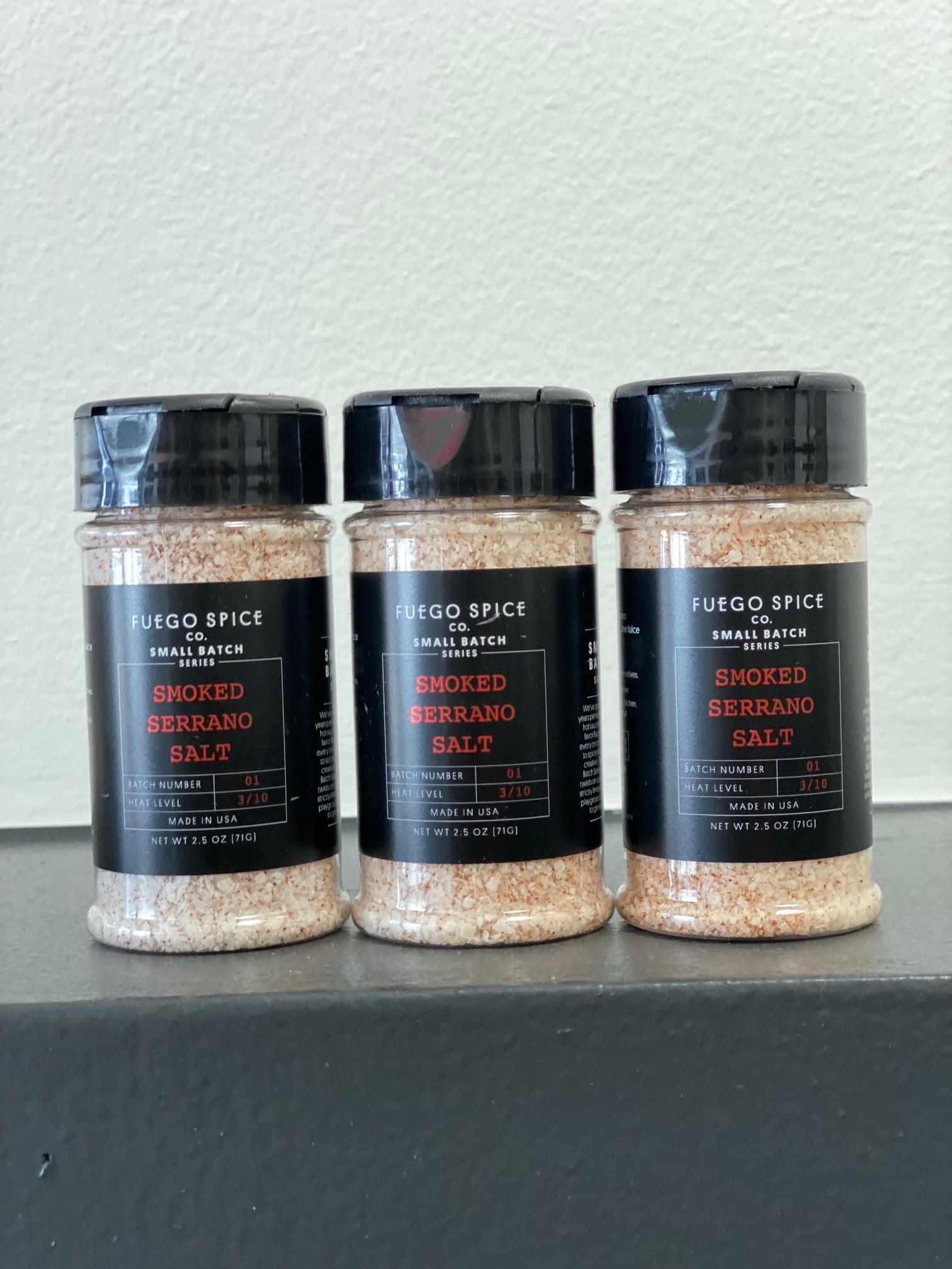 Fuego Spice Co. Smoked Serrano Salt - Fuego Box Hot Sauce Store product image