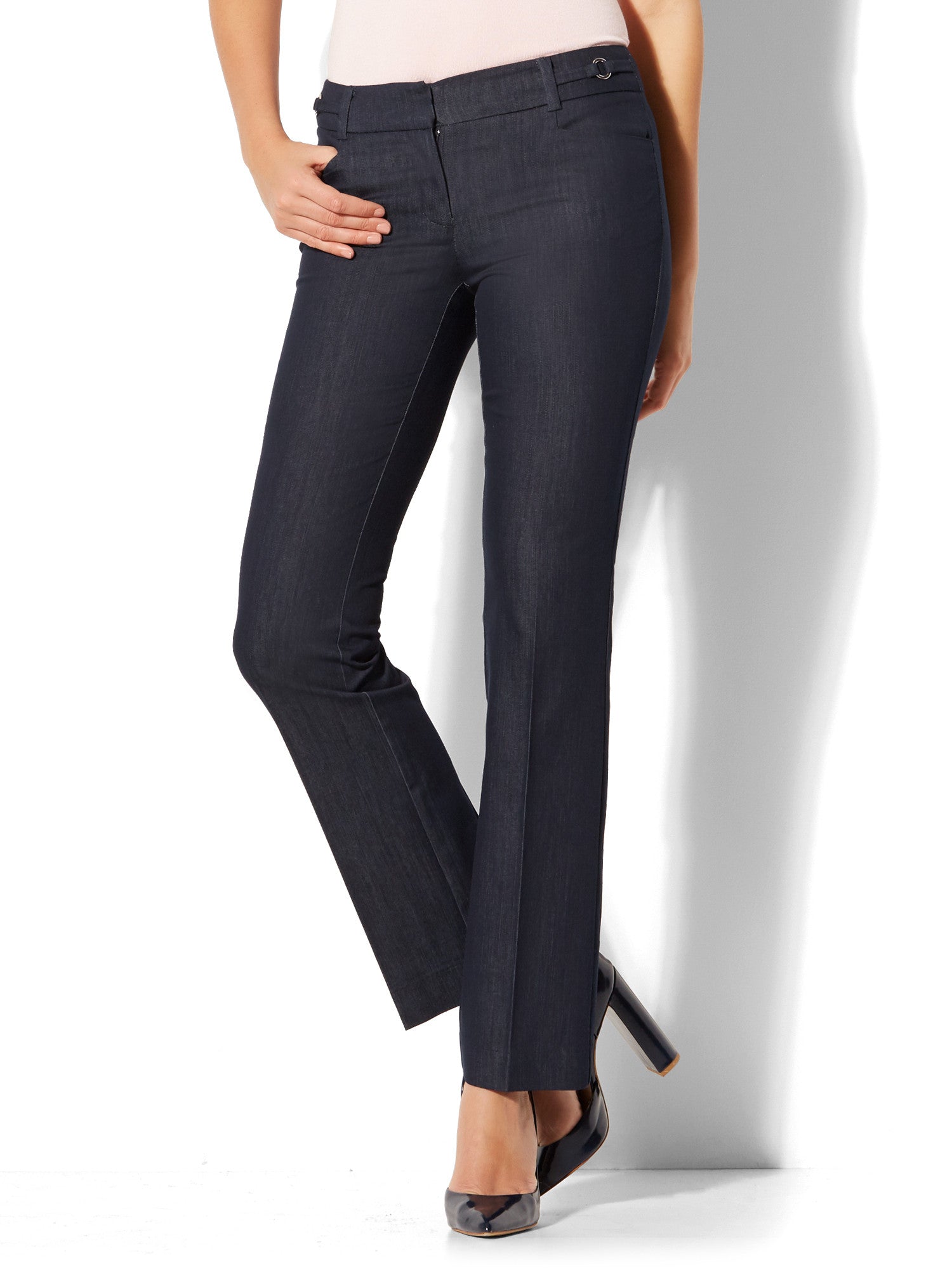 avenue denim straight leg