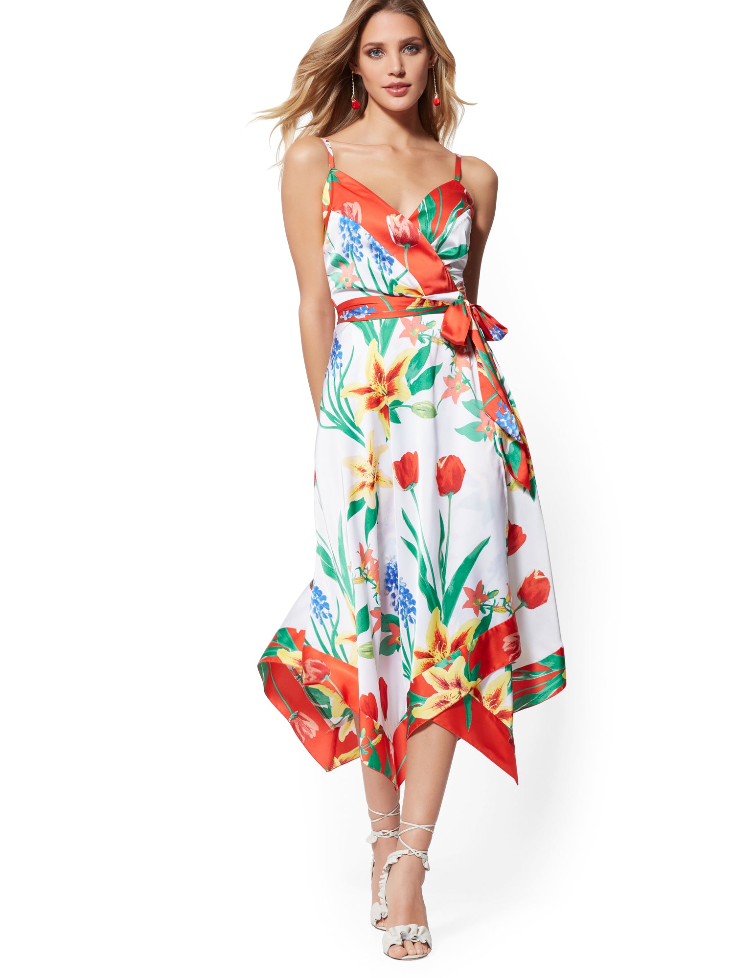 floral midi sundress