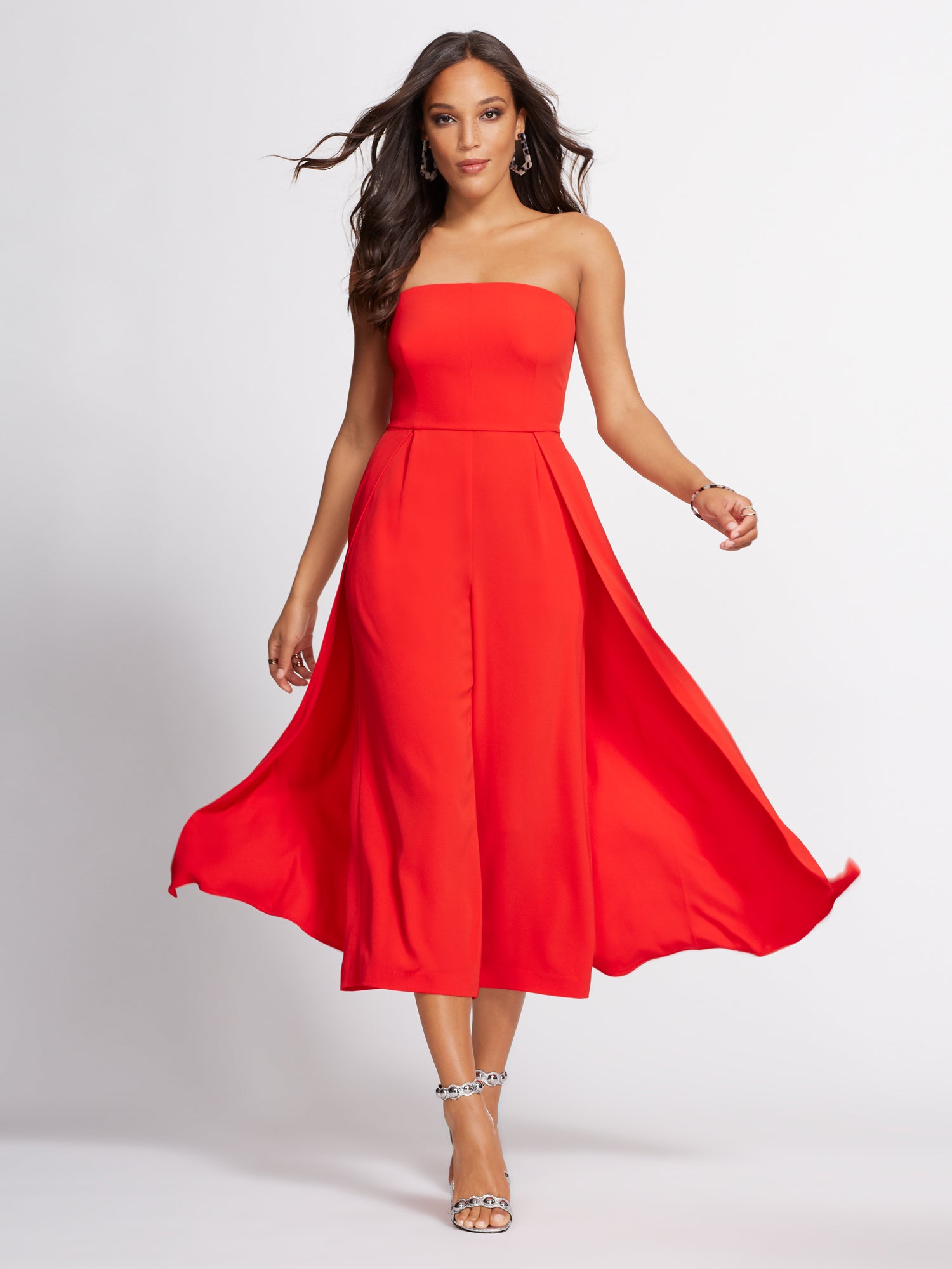 gabrielle union new york and company red dress