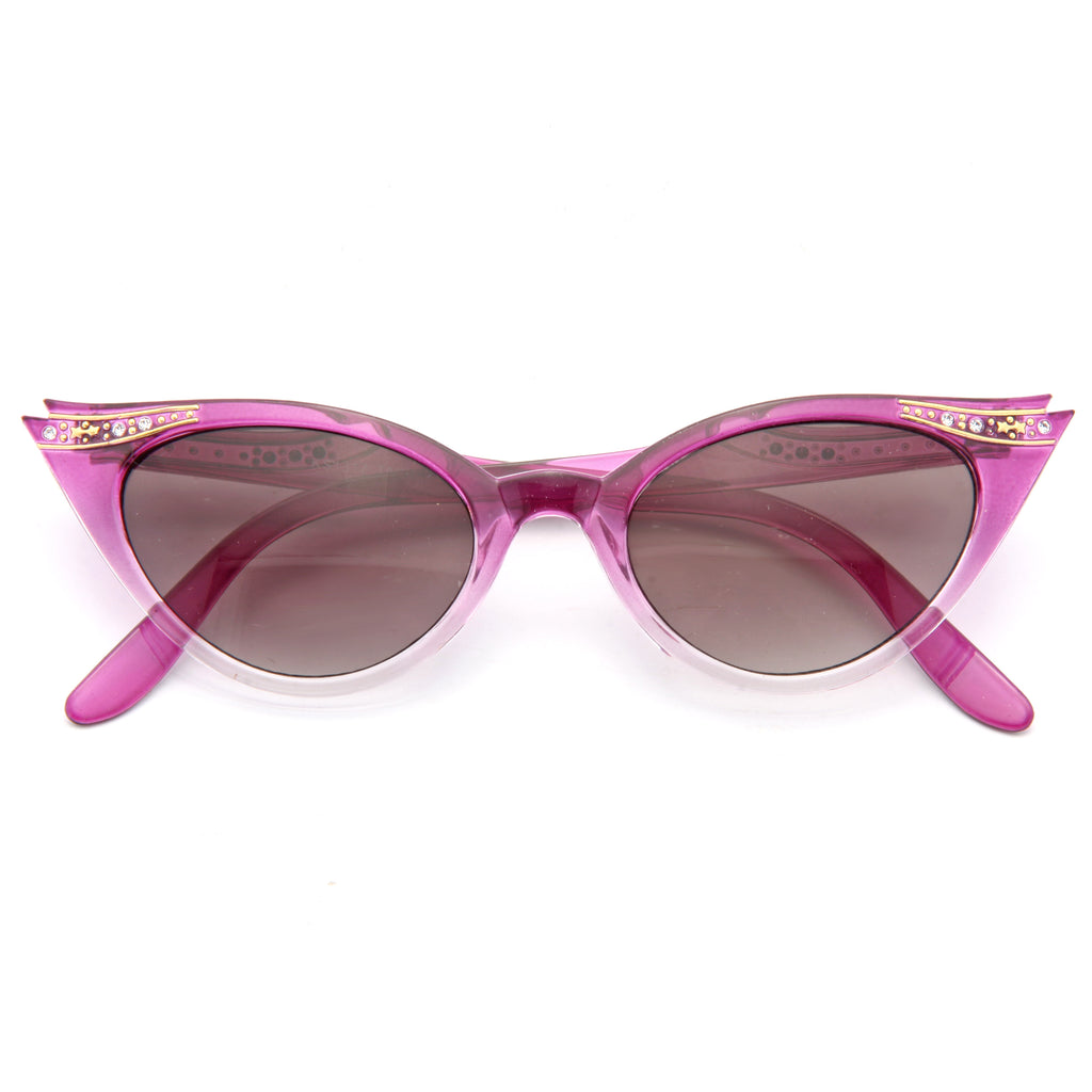 Betty Jo Rhinestone Cat Eye Sunglasses Cosmiceyewear