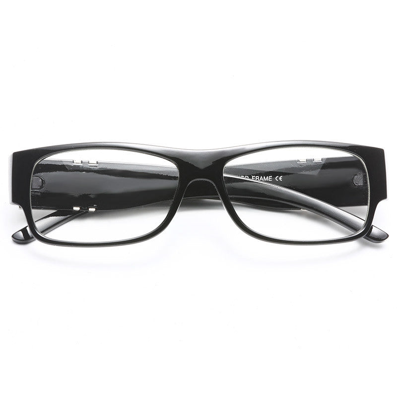 Cameron Unisex Rectangular Clear Glasses Cosmiceyewear