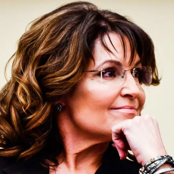 Sarah Palin Rimless Rectangular Clear Glasses CosmicEyewear