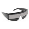 Flat Out Futuristic Curved Sunglasses – CosmicEyewear