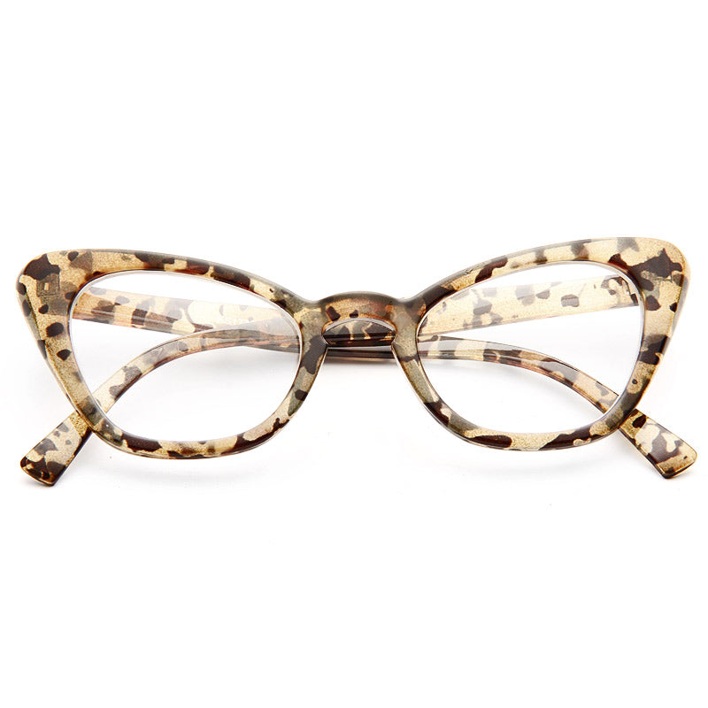 Alexis Gradient Frame Cat Eye Clear Glasses Cosmiceyewear