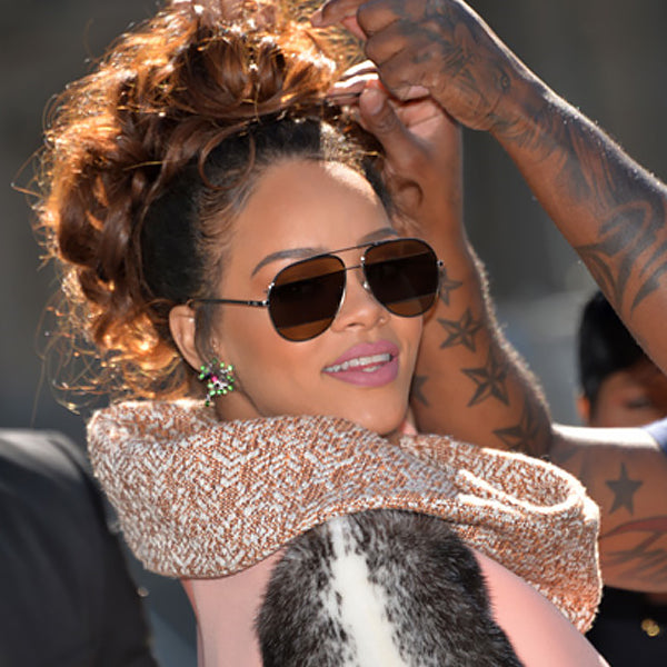 Rihanna Style Color Mirror Aviator Celebrity Sunglasses Cosmiceyewear