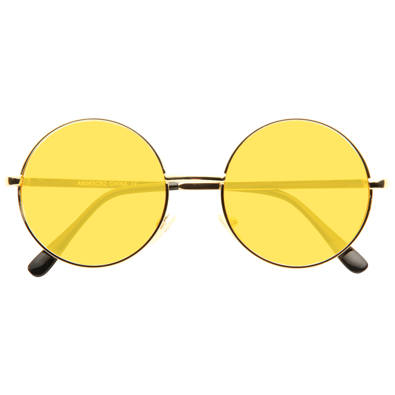 Elton John Style Tinted Lens Round Celebrity Sunglasses – CosmicEyewear