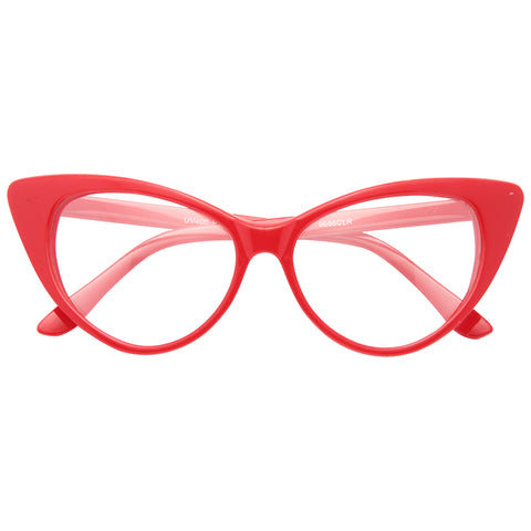 Square Fake Glasses for Women Vintage Flat Non-prescription Clear Lens  Eyeglasses Trendy Frames for Girls Men LAC001