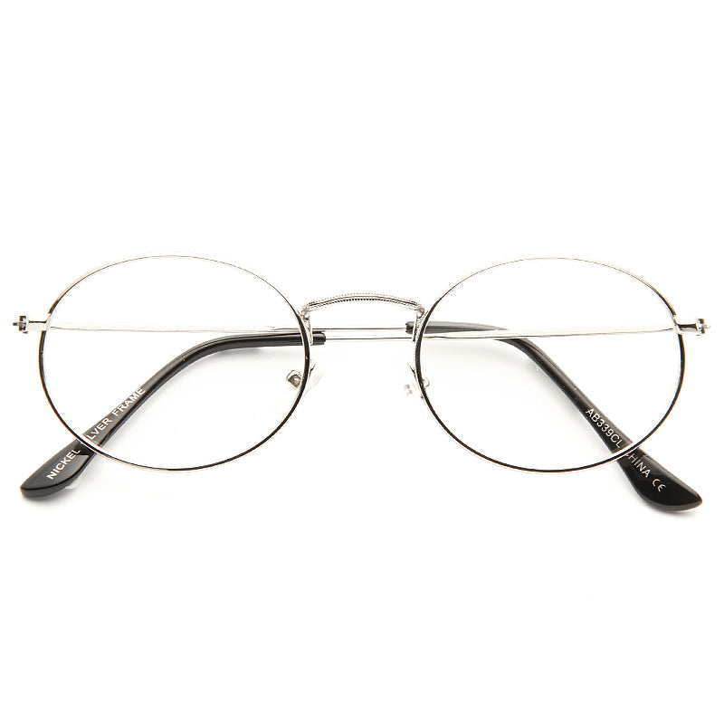 Elaine Benes Oval Clear Glasses – CosmicEyewear