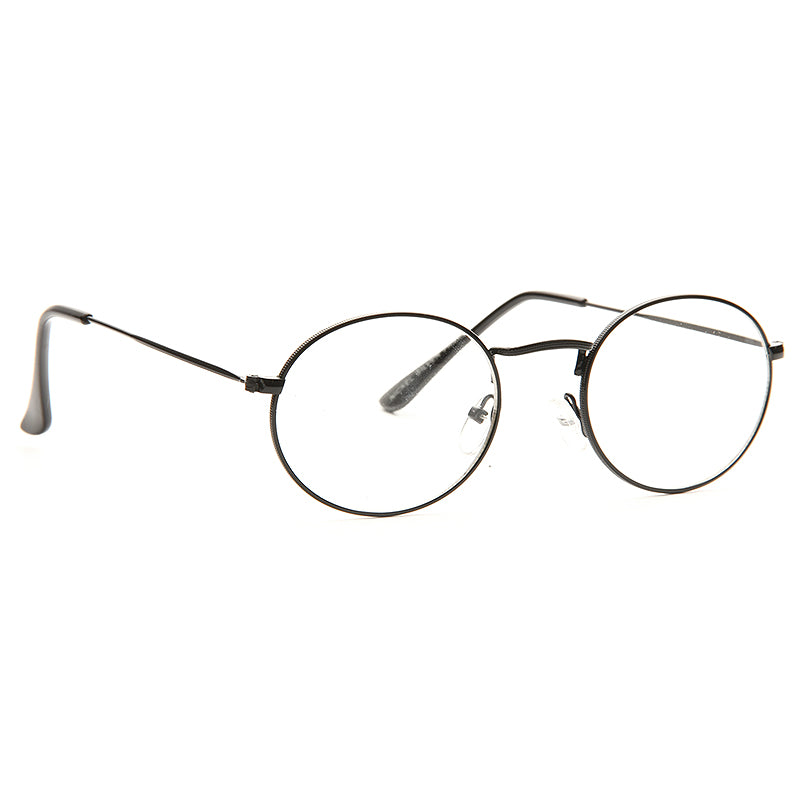 Gilcrest Thin Metal Oval Clear Glasses – CosmicEyewear