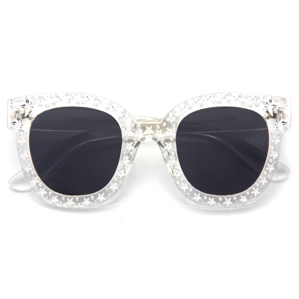 Elton John Style Flat Lens Celebrity Sunglasses – CosmicEyewear
