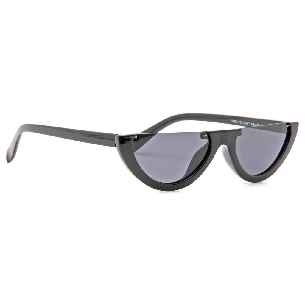 Tira Half Frame 90s Cat Eye Sunglasses Cosmiceyewear 