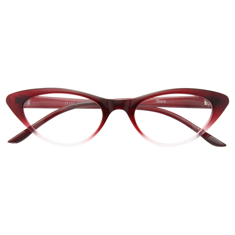 Clear Cat Eye Glasses Emma Gradient Frame Cat Eye Clear Glasses